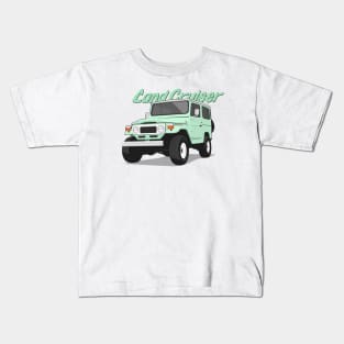 Land cruiser fj40 hardtop off road green light Kids T-Shirt